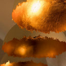 Axyaa Studio Sphere Pendant Lamp: Eggshell Acrylic Resin Luxury Lighting