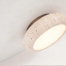 Axyaa Retro Balcony LED Ceiling Chandelier Stones Home Lighting Fixture
