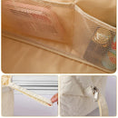 Axyaa Hair Dryer & Curling Iron Storage Bag: Multi-functional Travel Cosmetic Organizer
