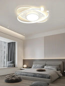 Axyaa Modern Minimalist Ceiling Light, Creamy Style, 2025 Eye-Care Bedroom Lamp