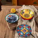 Axyaa Ceramic Flavor Saucer Set for Sauces, BBQ, Hot Pot, Snacks, Vinegar