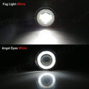 Axyaa LED Angel Eye Fog Light for Ford Focus Fusion Fiesta Explorer