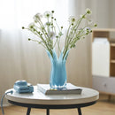 Axyaa Geometric Glass Bud Vase & Storage Container for Home Décor & Organization