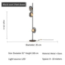 Axyaa Luxury Glass Floor Lamp for Elegant Living Space
