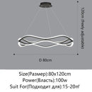 Axyaa Nordic LED Chandelier for Living & Dining Room, Irregular Ceiling Lighting & Decoration