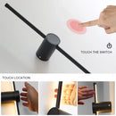Axyaa Modern LED Indoor Wall Lamp, 350° Rotating Wall Sconce for Bedroom & Living Room
