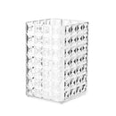 Axyaa Clear Makeup Organizer: Cosmetic Storage Box for Brushes, Lipsticks, Eyeliners