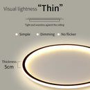 Axyaa LED Ceiling Lamp: Modern Ultrathin Light for Living Room, Bedroom, Study, Balcony