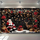 Axyaa Christmas Day Decoration Cloth: Santa Claus, Reindeer, Gift, Hanging, Living Room