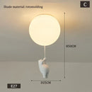 Axyaa Bear Cartoon Kids Pendant Light Bedroom Children's Room Decor LED