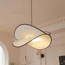 Axyaa Petalo Collection Fabric Potato Chip Pendant Light