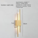 Axyaa Nordic LED Wall Lamp - Dual Power Metal Acrylic Sconce for Home Decor