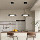Axyaa UFO Design White Acrylic Chandelier for Home Decor and Lighting Fixtures