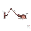 Axyaa Nostalgic Double Arm Wall Lamp for Rustic Decor