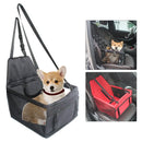 Axyaa Pet Car Seat Basket for Dogs & Cats - Breathable & Waterproof Seat with Safety Features