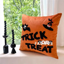 Axyaa Halloween Ghost Pumpkin Bat Spider Web Pillow Cushion