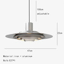 Axyaa Aluminum Pendant Light Fixture for Dining Room Kitchen with E27 Bulb