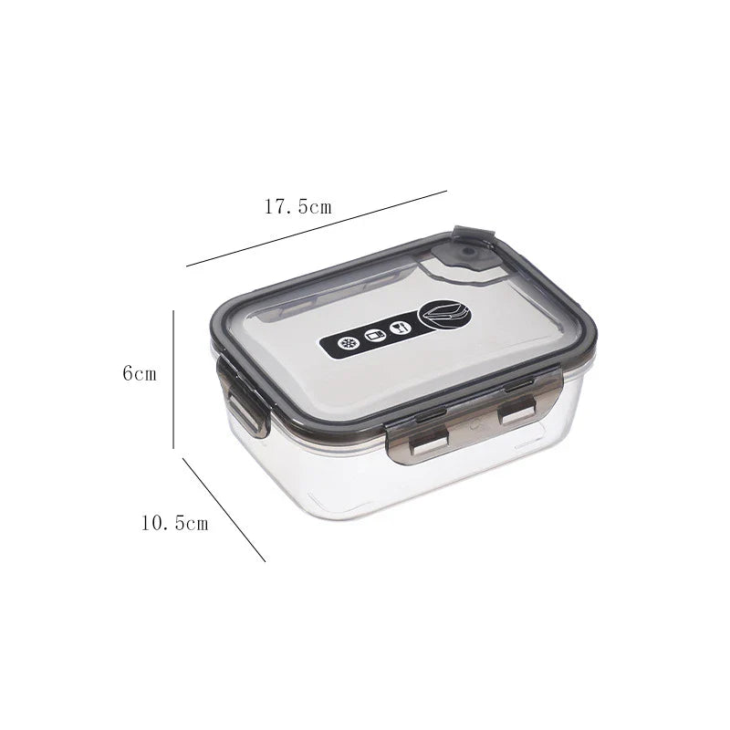 Axyaa Transparent Sealed Food Storage Container Organizer Box Jar