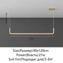 Axyaa LED Pendant Lights with Remote Control - Modern Hanging Lamps for Home Décor
