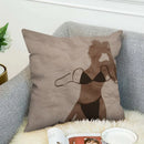 Axyaa Toiletpaper Body Pillow Cover 40x40 Decorative Cushion Case for Bed and Sofa
