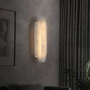 Axyaa Marble Wall Lamp: Postmodern Designer Spanish Alabaster Light for Villa Living Room
