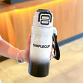 Axyaa 670ml Gradient Stainless Steel Thermal Water Bottle for Hot and Cold Drinks