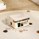 Axyaa Stackable Storage Box Organizer with Lid: Toys, Snacks, Books, Sundries Home Organization