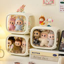 Axyaa Doll Case: Clear Display Box for Collectibles - 12 Columns