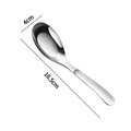 Axyaa Stainless Steel Soup Spoon - Thicken Deep Round Rice Scoop