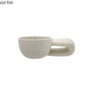 Axya Ceramic Mug with Big Handle for Coffee, Tea, Milk, Juice, and Water