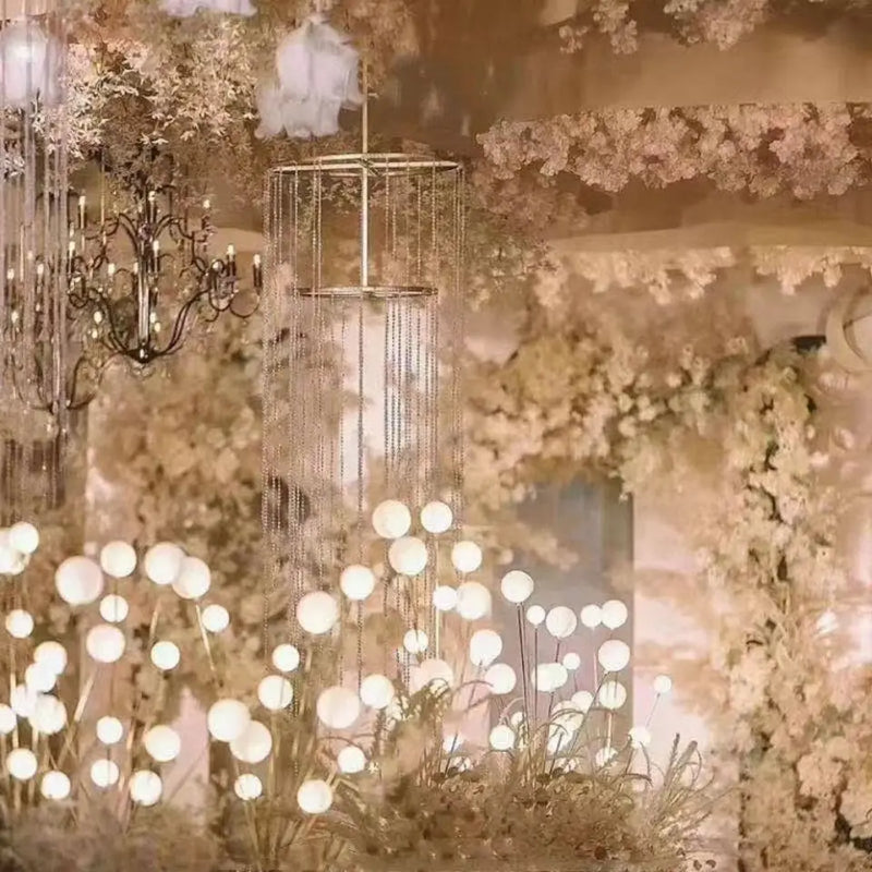 LED White Ball Light Apple Tree Decor for Party and Wedding by Axyaa