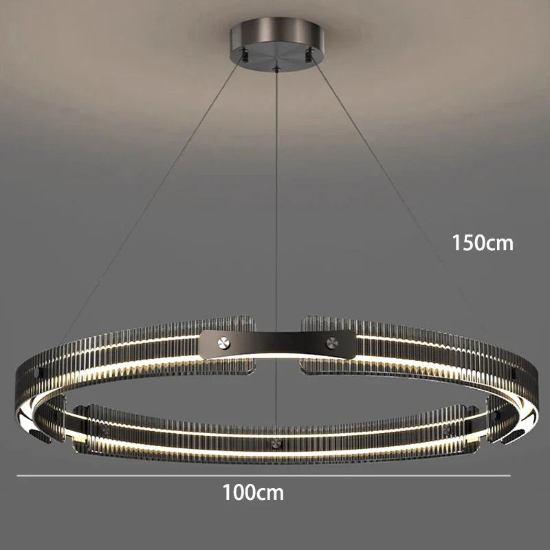 Modern Nordic Dining Room Pendant Light Chandelier by Axyaa