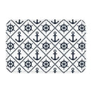 Axyaa Nautical Compass Anchor Rudder Printed Small Non-slip Doormat
