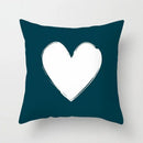 Axyaa Love Heart Cushion Cover for Living Room Sofa Valentine's Day Home Decor