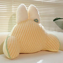 Axyaa Rabbit Backrest Office Chair Pillow: Comfortable Lumbar Support Cushion