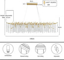 Axyaa Crystal Chandelier: Elegant French Branch Lamp for Modern Luxury Living