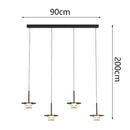 Axyaa Modern Ceiling Chandelier - Dining Room & Living Room PendantLight Fixture