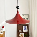 Axyaa Horn Pendant Light: French Cream Dining Table Lamp for Bedroom, Study, or Children's Room