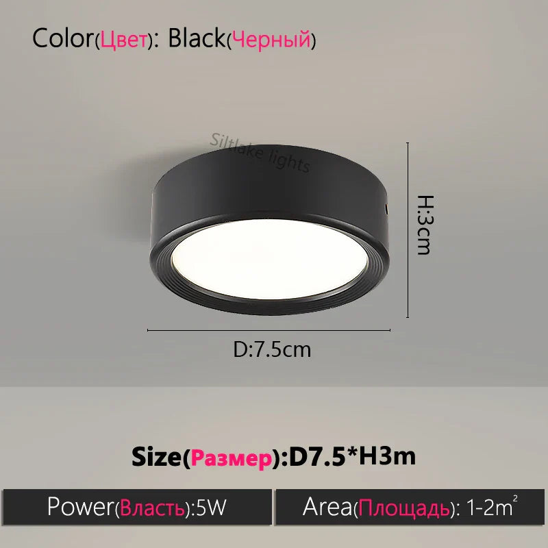 Axyaa 18W LED Downlights Ceiling Spot Lamp Surface Mounted Kitchen Lighting