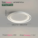 Axyaa Circular LED Ceiling Lamp for Modern Minimalist Bedroom Decor