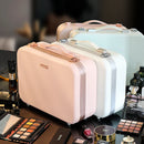 Axyaa LED Makeup Case with Mirror - Portable Beauty Organizer, 3 Light Settings