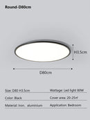 Axyaa Modern Minimalist LED Ceiling Light for Living Room and Bedroom