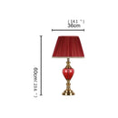 Axyaa Ceramic Table Lamp: Elegant LED Desk Light for Contemporary Home & Hotel Decor