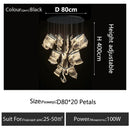 Axyaa Recessed Floor Pendant Light: Postmodern Minimalist Luxury Living Room Lamp