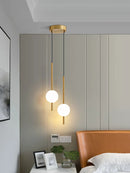 Axyaa Nordic Pendant Light for Kitchen Island - Vertical Suspension Hanging Lamp