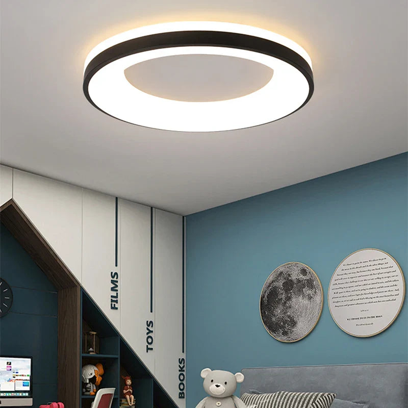 Axya LED Ceiling Light: Modern Round Chandelier Fixture for Home & Hospitality Decor