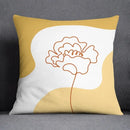 Nordic Abstract Printed Cushion Cover 45x45 cm for Home Decor by Axyaa