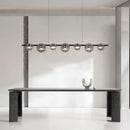 Axyaa Glass Art Chandelier: Modern Nordic Design, Stainless Steel, Minimalist Style