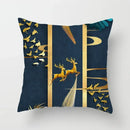 Golden Tree Forest Pillow Case by Axyaa: Car/Home Sofa Bed Decor, 45x45cm Decorative Cushion Cover