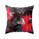 Axyaa Red Square Pillow Case for Home Décor